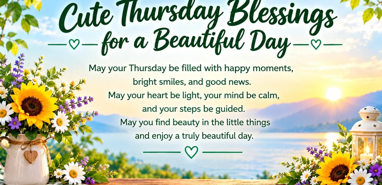 Cute Thursday Blessings for a Beautiful Day