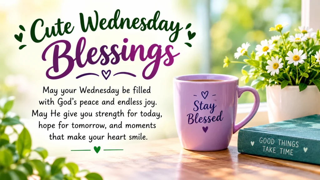 Cute Wednesday Blessings for a Wonderful Day