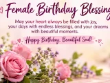 Female Birthday Blessing for a Special Woman
