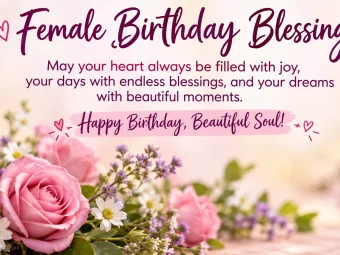 Female Birthday Blessing for a Special Woman