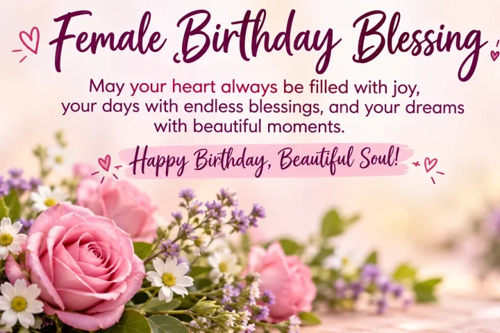 Female Birthday Blessing for a Special Woman