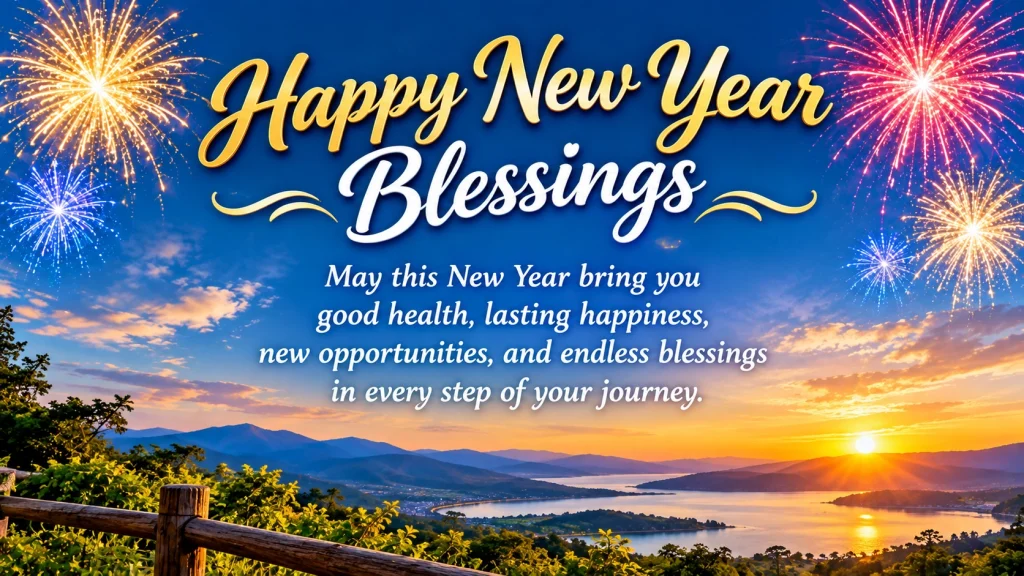 Happy New Year Blessings for Peace and Happiness