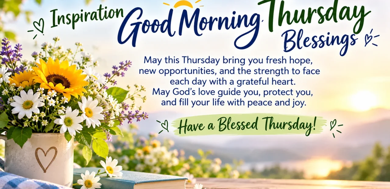 Inspiration Good Morning Thursday Blessings for a Blessed Day