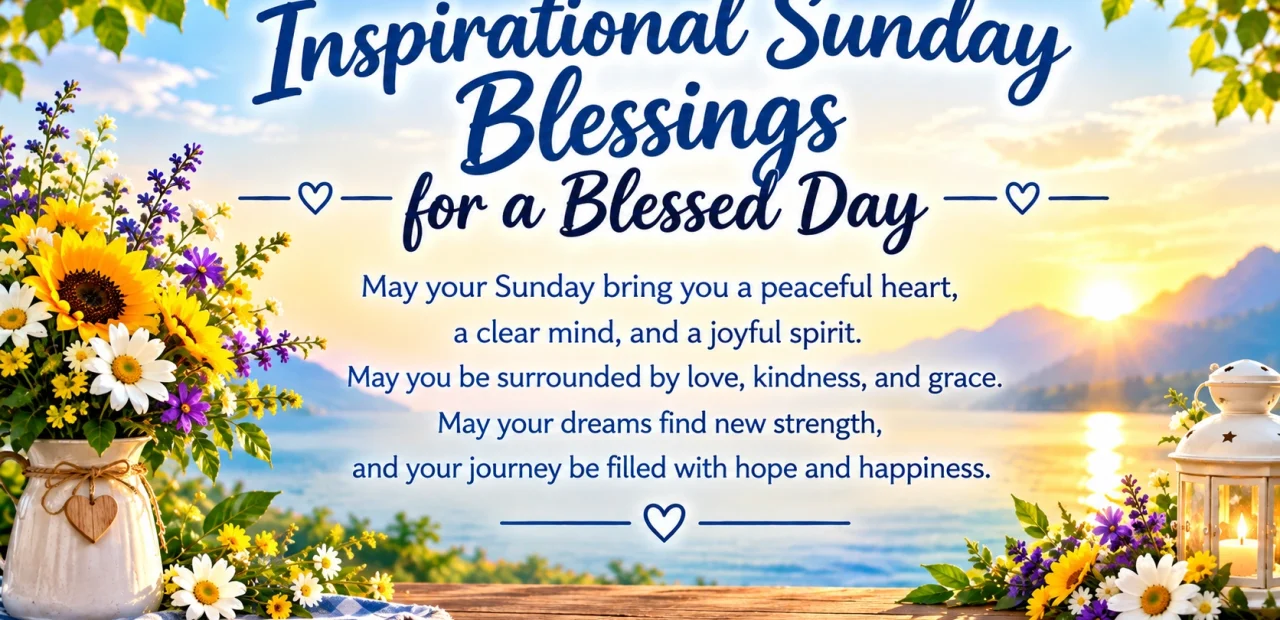 Inspirational Sunday Blessings for a Blessed Day