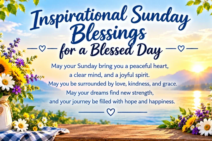 Inspirational Sunday Blessings for a Blessed Day