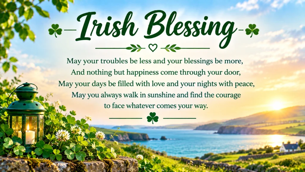 Irish Blessing for Peace and Happiness