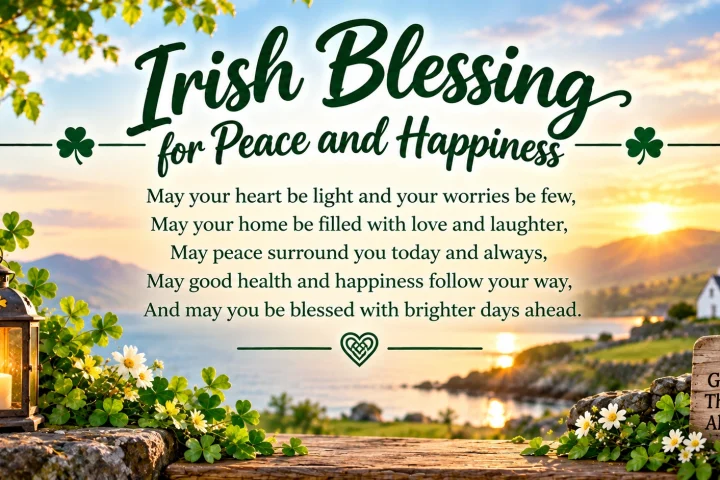 Irish Blessing for Peace and Happiness