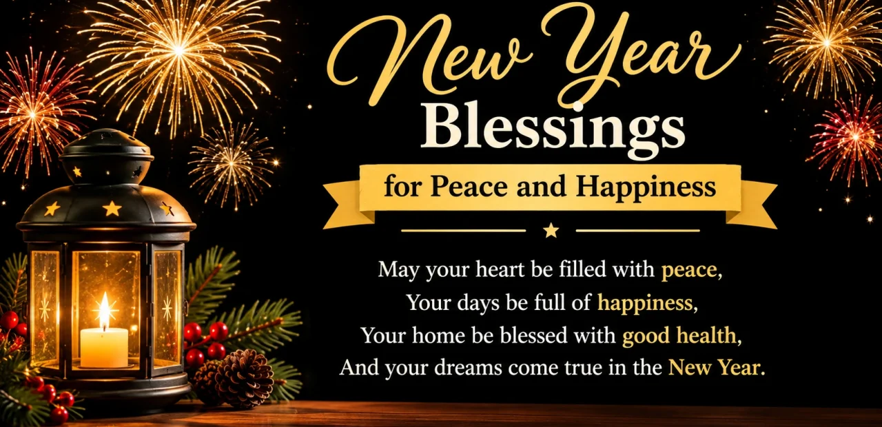 New Year Blessings for Peace and Happiness