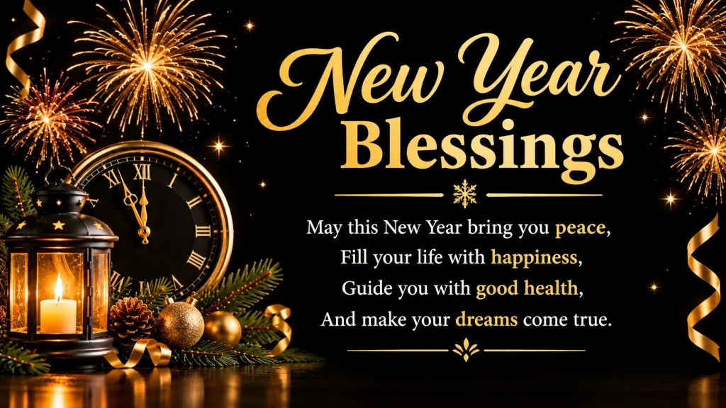 New Year Blessings for Peace and Happiness