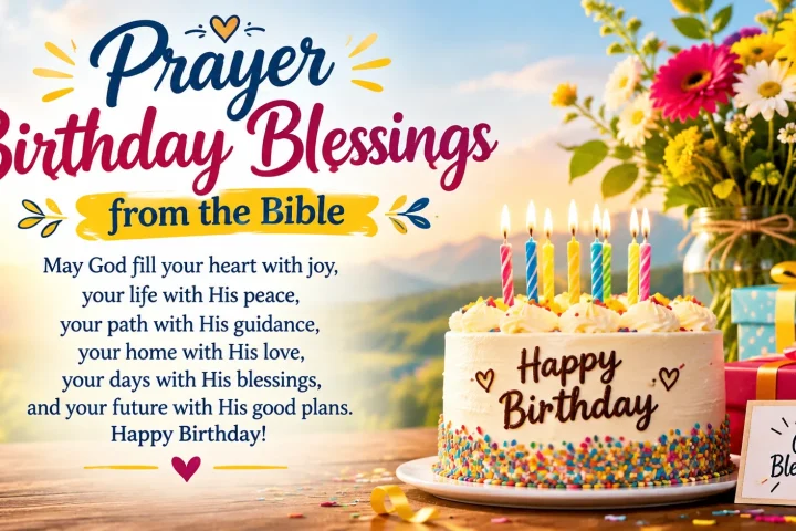 Prayer Birthday Blessings from the Bible for Someone Special