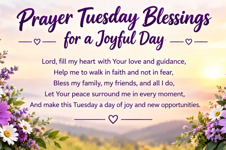 Prayer Tuesday Blessings for a Peaceful Day