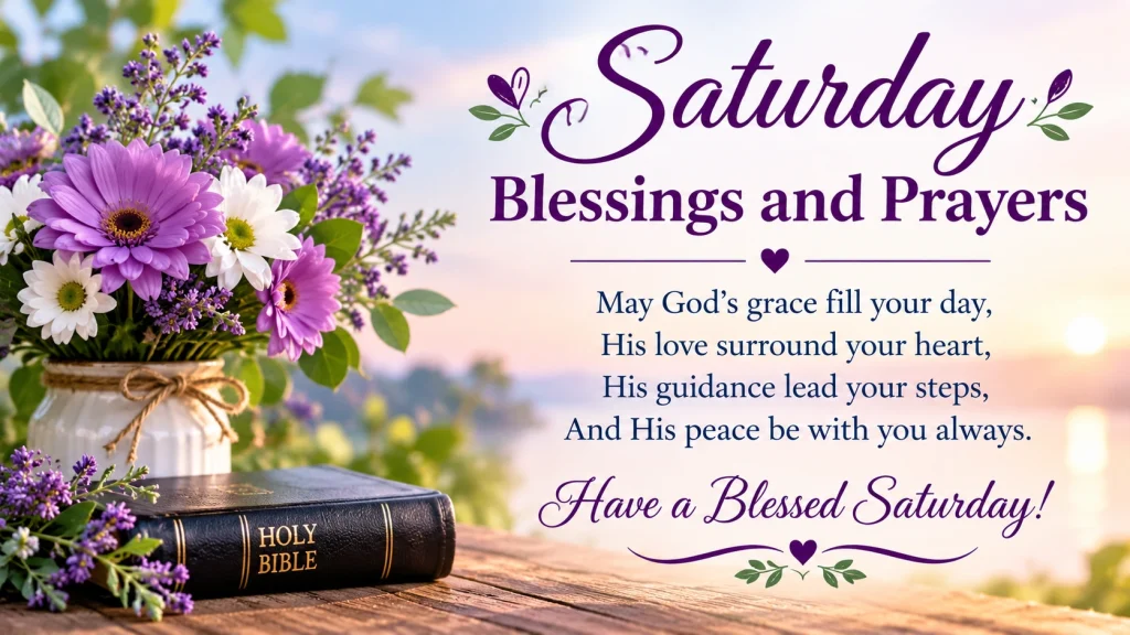 Saturday Blessings and Prayers for a Peaceful Weekend
