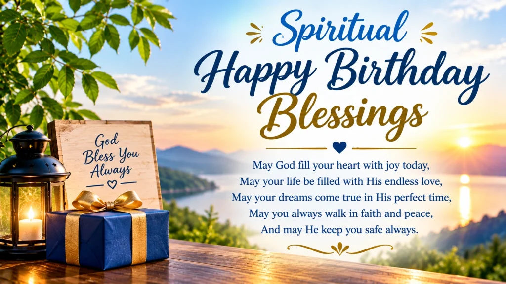 Spiritual Happy Birthday Blessings for Someone Special