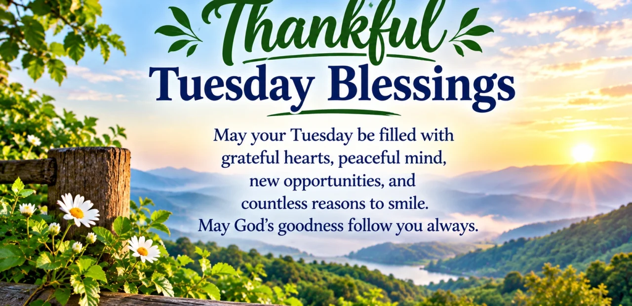 Thankful Tuesday Blessings for a Peaceful Day