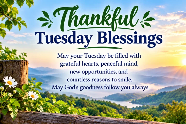 Thankful Tuesday Blessings for a Peaceful Day