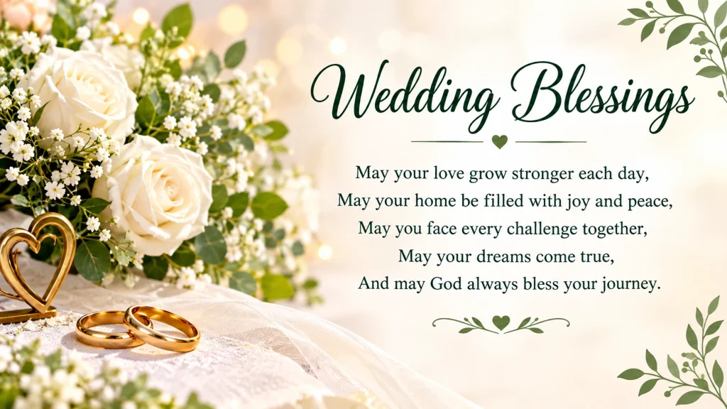 Wedding Blessings for a Happy Marriage