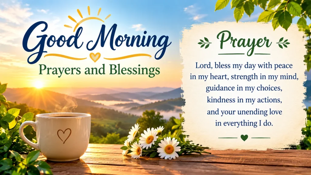 Good Morning Prayers and Blessings for a Blessed Day