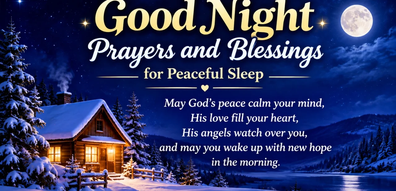 Good Night Prayers and Blessings for Peaceful Sleep