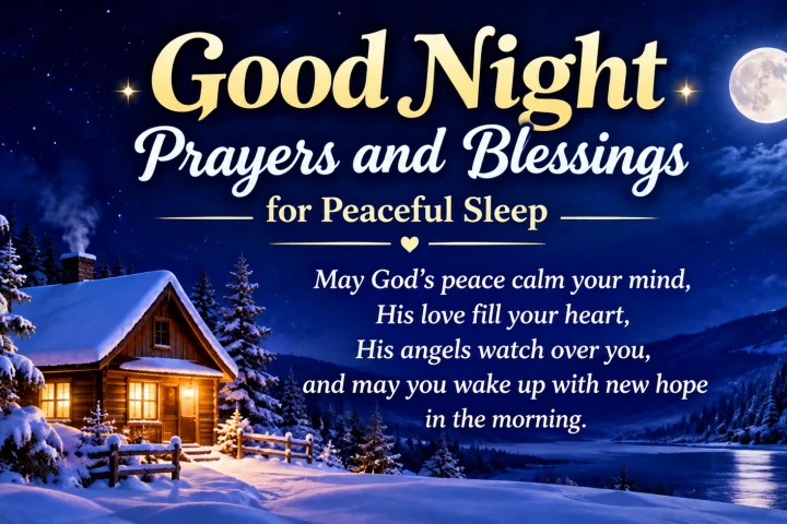 Good Night Prayers and Blessings for Peaceful Sleep
