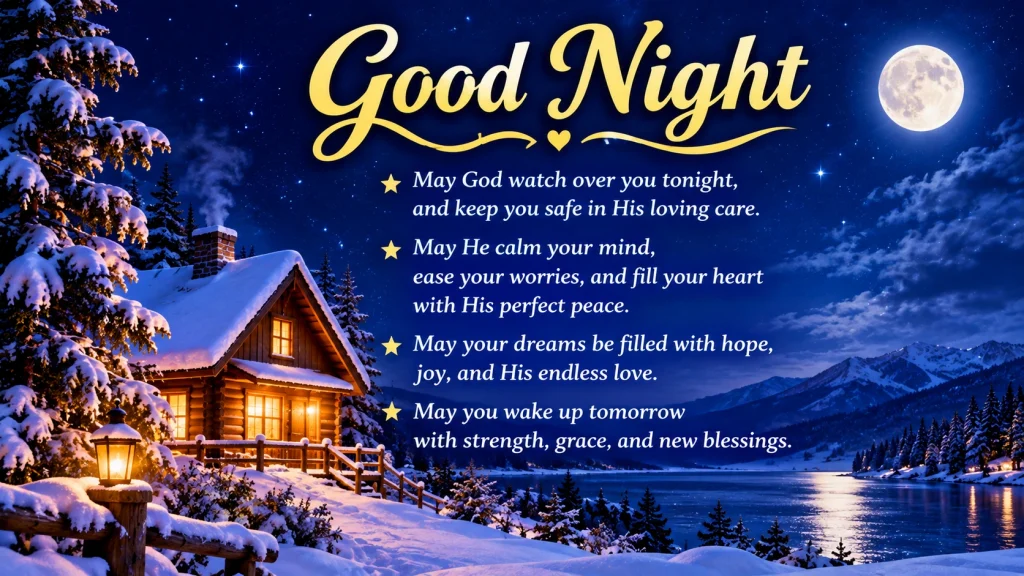 Good Night Prayers and Blessings for Peaceful Sleep