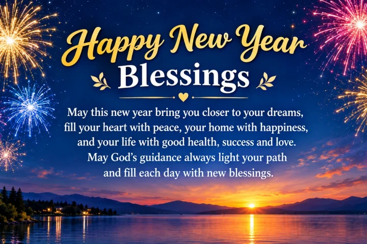 Happy New Year Blessings for Peace and Happiness
